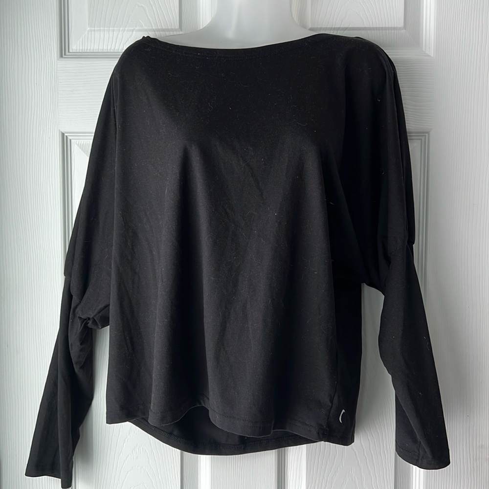 Zyia Black Aarya Downtime Long Sleeve Top RC - M